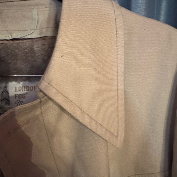 Vintage London Fog Khaki Mid Length Jacket Size 40L Weatherwear of Distinction - Picture 9 of 14